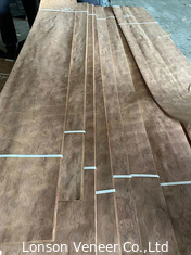 0.45 มม. African Bubinga Pomelle เกรด A สำหรับเฟอร์นิเจอร์ตกแต่งภายใน