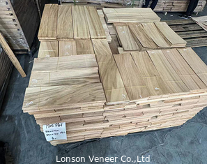 หนา 1.2 มิลลิเมตร ยุโรป Oak Veneer พื้นสีเบา D grade