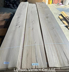 2.0 มิลลิเมตร คอนโดตี้ ขาว Oak Wood Veneer สําหรับสไตล์เรตโร เฟอร์นิเจอร์ สินค้าในคลัง
