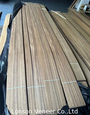 0.40MM Quarter Cut Burma Teak Wood Veneer สําหรับเฟอร์นิเจอร์บอร์ดแฟนซี