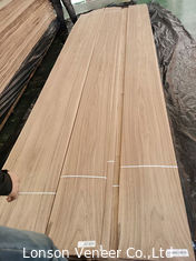 Juglans วีเนียร์ไม้วีเนียร์วอลนัทอเมริกัน MDF Flat Cut Wood Veneer CE