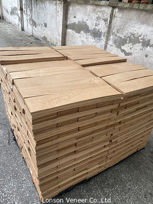 หนา 0.45-1.2MM ยาว 60ซม. ไม้วีเนียร์พื้นไม้โอ๊ค ผสม A / B / C / D