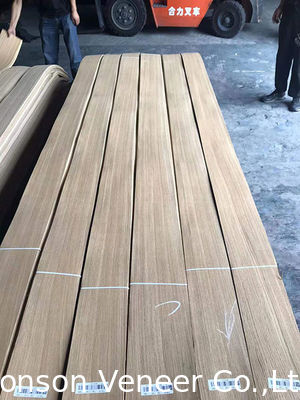 วีเนียร์ไม้วีเนียร์ไม้โอ๊คขาวยุโรป MDF 0.5 มม. A Grade