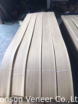 วีเนียร์ไม้วีเนียร์ไม้โอ๊คขาวยุโรป MDF 0.5 มม. A Grade