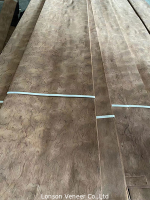 0.45 มม. African Bubinga Pomelle เกรด A สำหรับเฟอร์นิเจอร์ตกแต่งภายใน