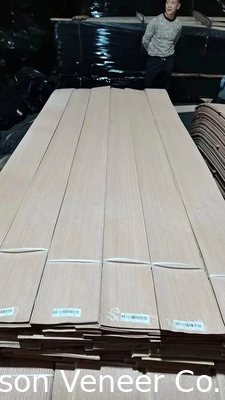 OEM Red Oak Wood Veneer, Door Red Oak Wood Veneer, AAA เกรด สีแดง