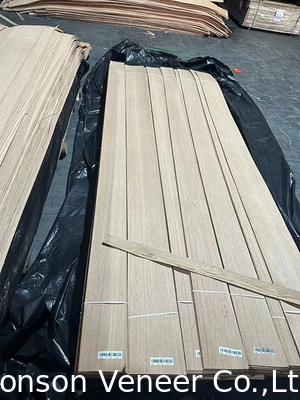 OEM Red Oak Wood Veneer, Door Red Oak Wood Veneer, AAA เกรด สีแดง