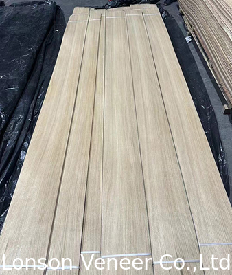 ความหนา 0.50 มิลลิเมตร ยุโรปสีขาว Oak Veneer Panel เฟอร์นิเจอร์เกรด AA