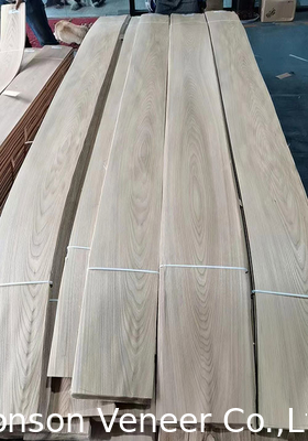 AAA Grade Elm Wood Veneer Crown Cut หนา 0.45 มม พานล์ฟเนียร์