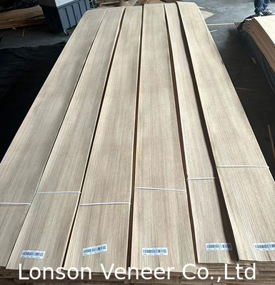 อเมริกัน White Oak Wood Veneer ความหนา 0.50 มิลลิเมตร