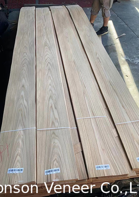 0.50 มิลลิเมตร ขาว Oak Wood Veneer แผ่นตัดมงกุฎอเมริกัน AAAGrade