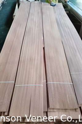 1 มม sapele ไม้ veneer Sapelli แผ่นตัดเรียบ AA เกรด ผนังเฟอร์นิเจอร์
