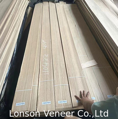 0.50 มิลลิเมตร ขาว Oak Wood Veneer แผ่นตัดสี่เหลี่ยมอเมริกัน Aaa Grade
