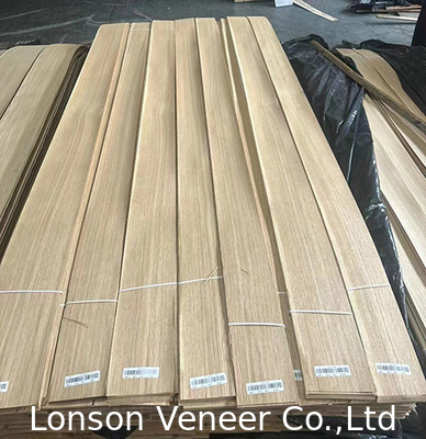 0.50 มิลลิเมตร ขาว Oak Wood Veneer แผ่นตัดสี่เหลี่ยมอเมริกัน Aaa Grade