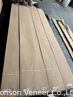 ความหนา 0.5 มิลลิเมตร อเมริกัน White Oak Veneer เฟอร์นิเจอร์ประตู AA Grade